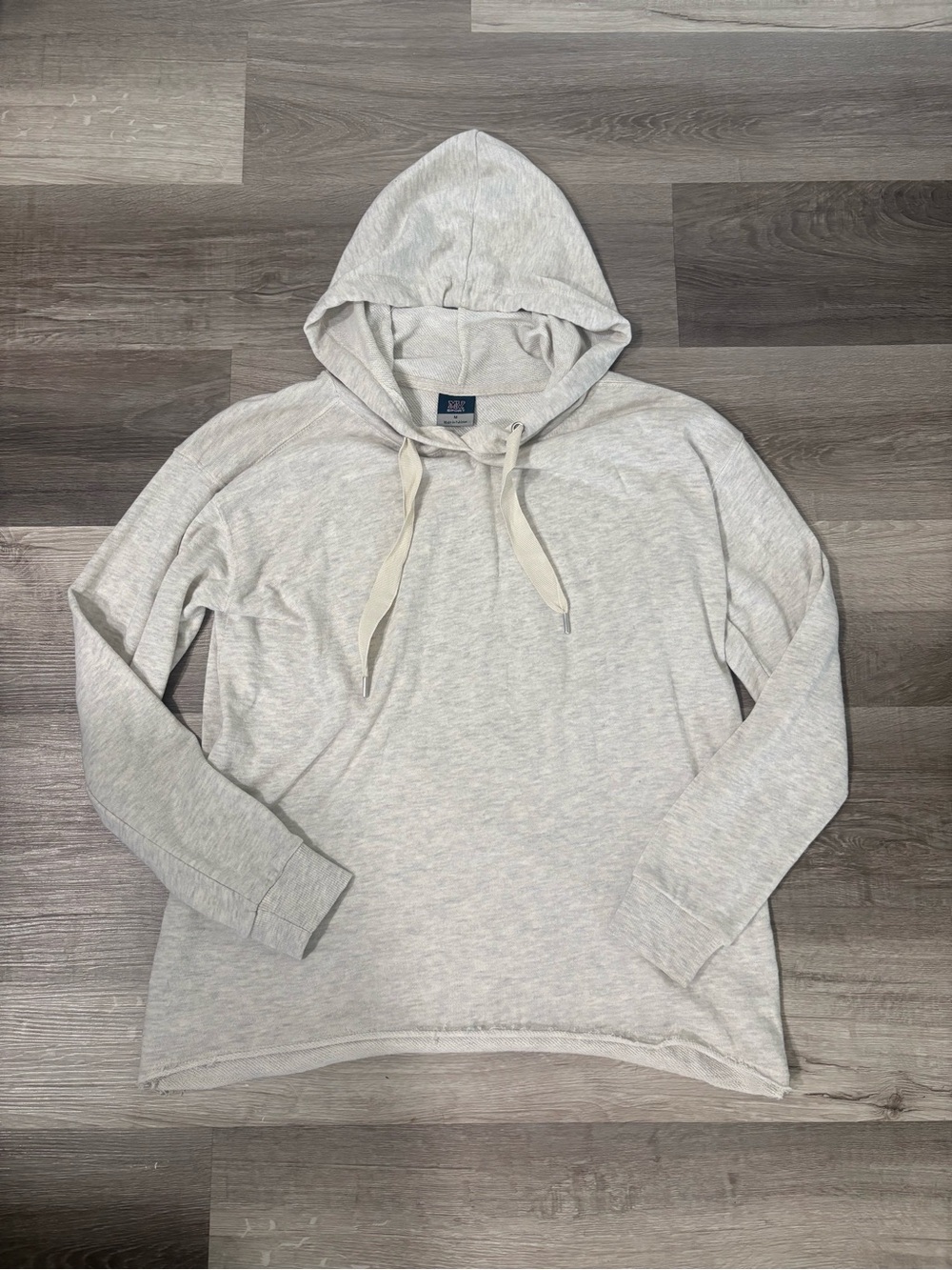 MV Sport Light Gray Hooded Women's Sweater